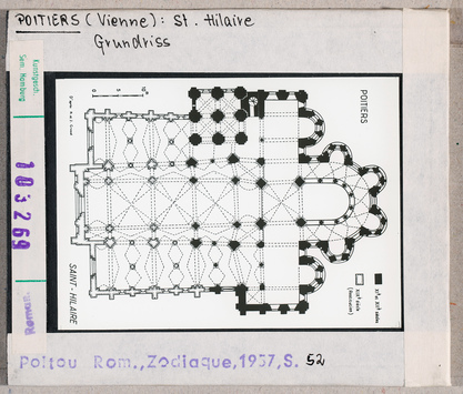 Vorschaubild Poitiers: Saint-Hilaire, Grundriss 